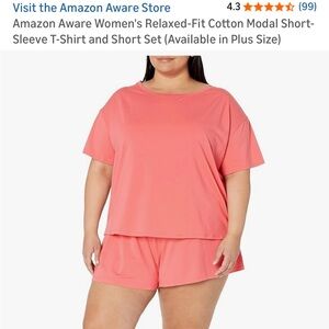 LOT of 7x Plus Size “Amazon Aware” Modal Pajamas 7 pieces AS IS